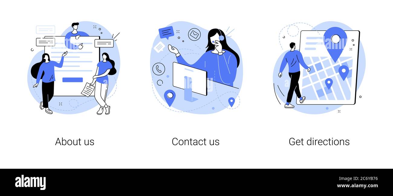 Informations sur l'entreprise illustrations vectorielles abstraites. Illustration de Vecteur