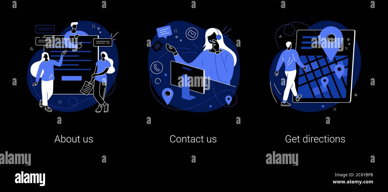 Informations sur l'entreprise illustrations vectorielles abstraites. Illustration de Vecteur