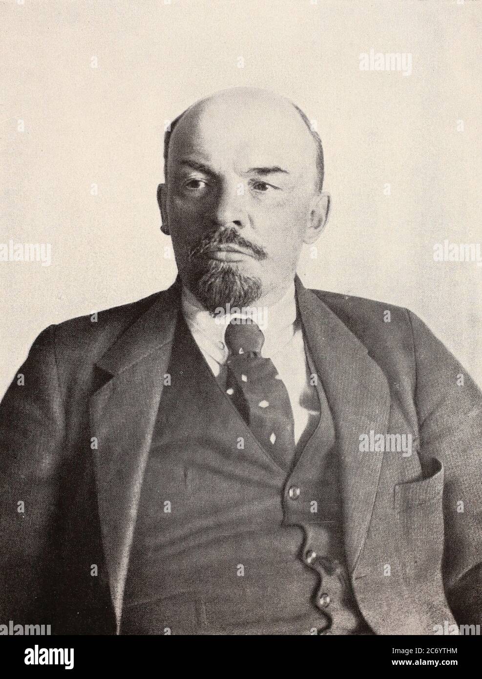 Portrait de Vladimir Lénine. Photo faite en 1918. Banque D'Images