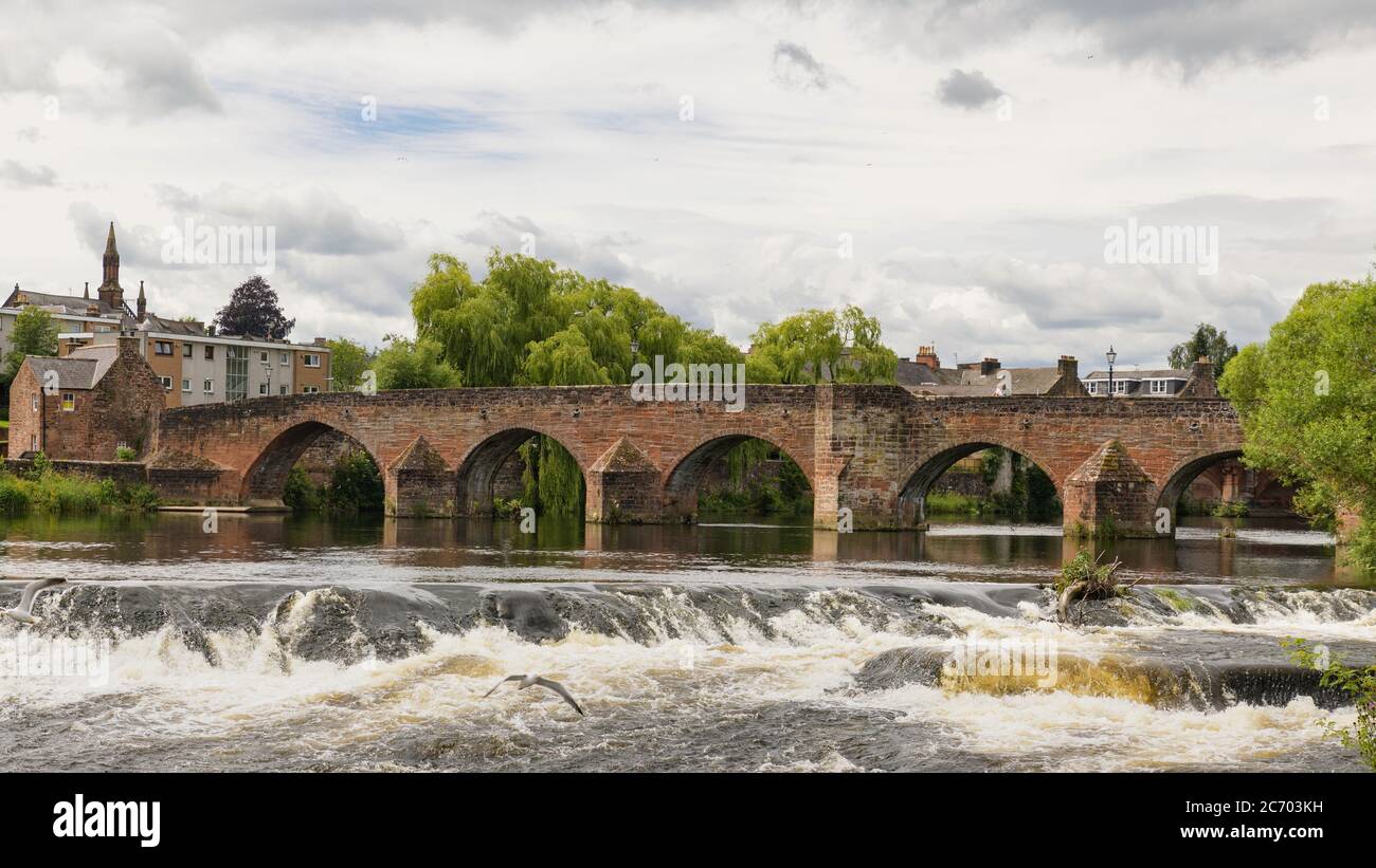 Devorgilla's Bridge Dumfries Dumfries et Galloway Ecosse Banque D'Images