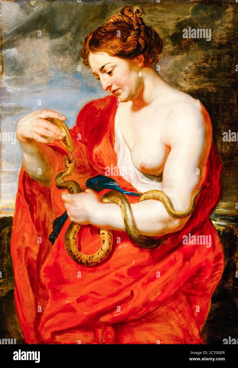 Peter Paul Rubens, Hygeia: Déesse de la Santé, peinture, vers 1615 Banque D'Images