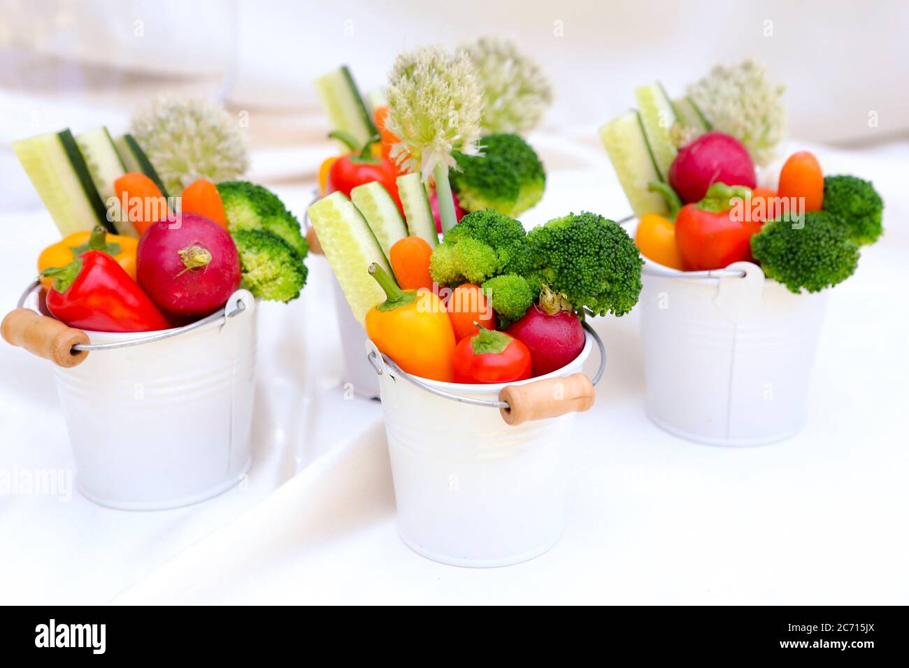 Collations aux légumes frais Banque D'Images