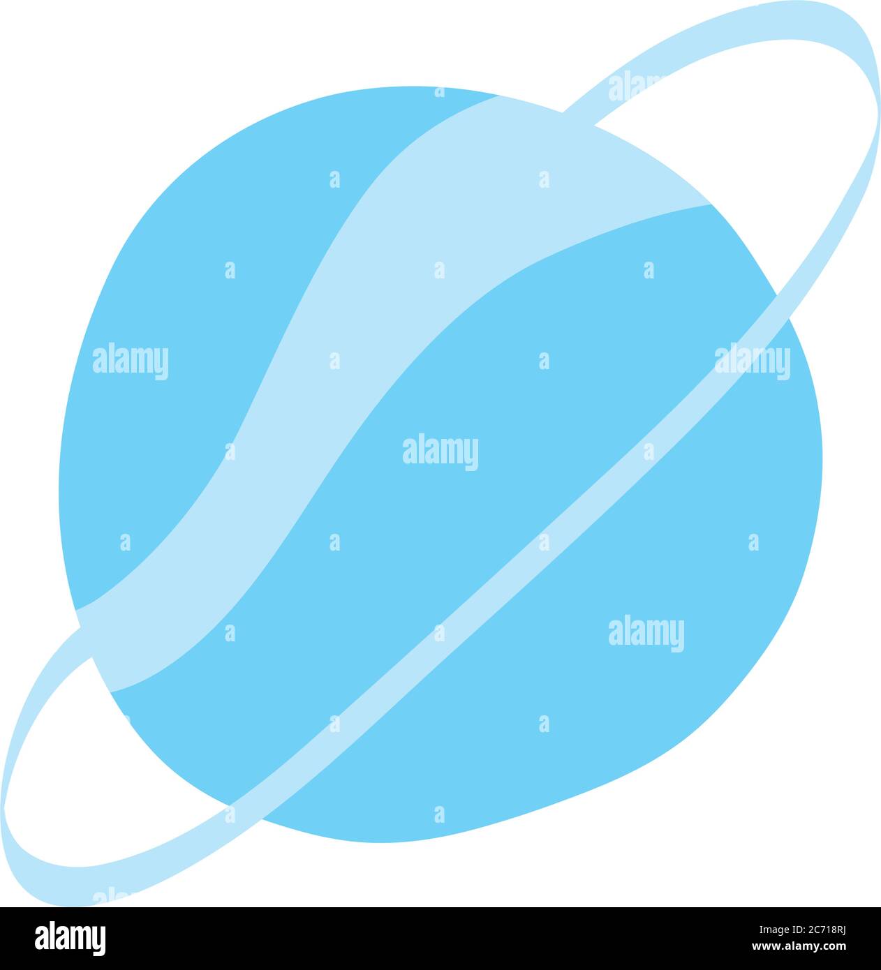 illustration vectorielle isolée d'icône de saturn planet universe Illustration de Vecteur