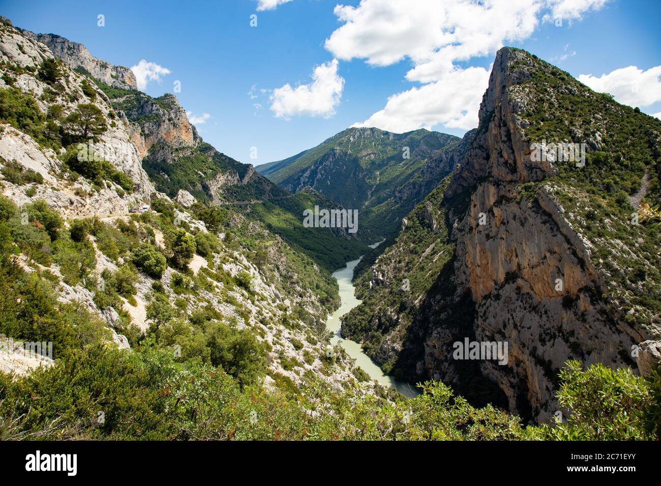 Gorges du Verdon Banque D'Images