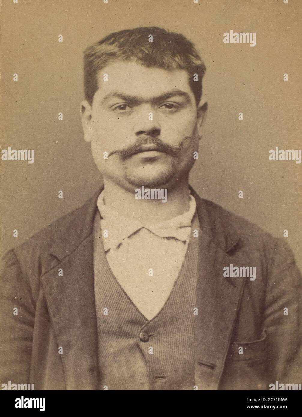 Sigel. Jacques. 24 ans, n&#xe9; &#xe0; Kuttalsheim (Bas Rhin). Bijoutier. Anarchiste. 26/2/94. , 1894. Banque D'Images