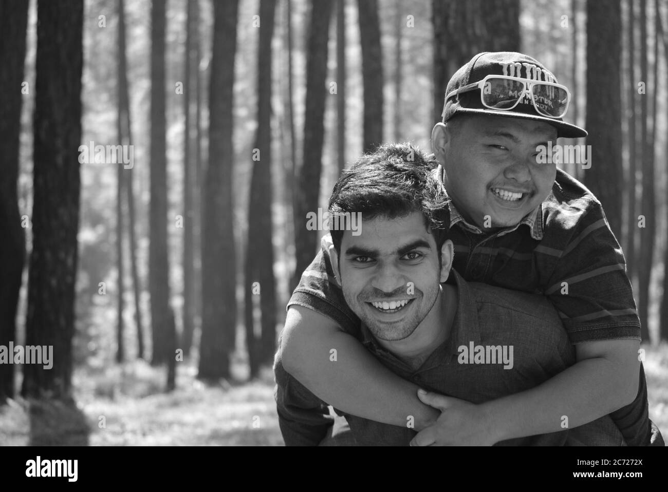 Amitie Banque D Images Noir Et Blanc Alamy