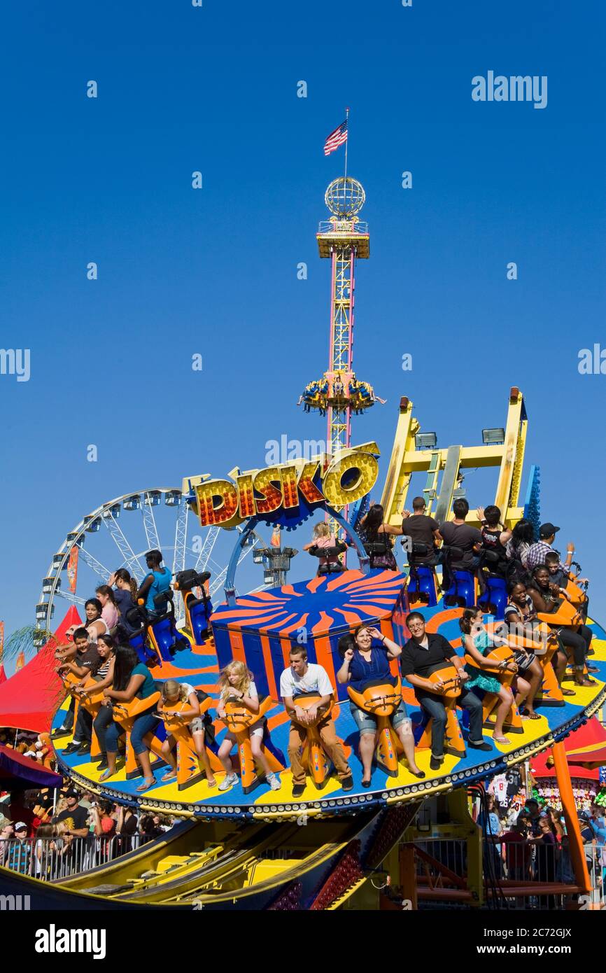 Rendez-vous à la foire du comté d'Orange, à Costa Mesa City, Orange County, Californie, États-Unis Banque D'Images