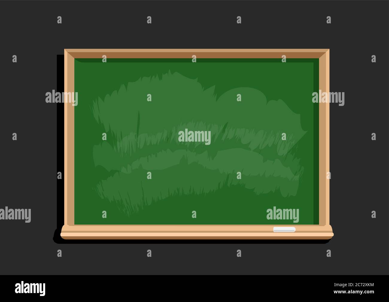 conception plate pour tableau noir vide pour l'éducation Illustration de Vecteur