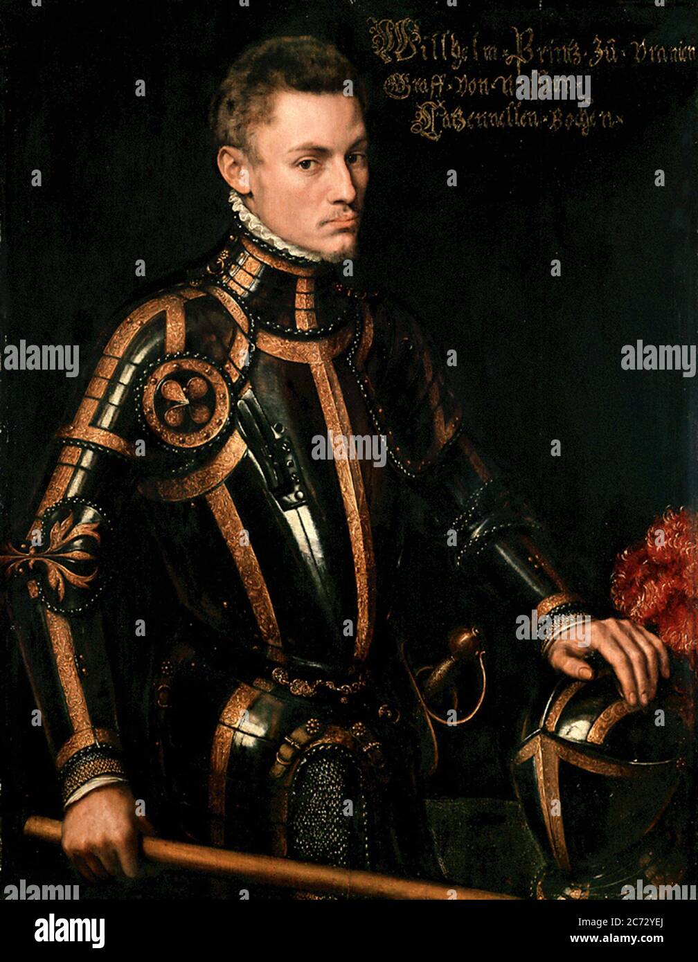 William I, Prince d'Orange (1533 – 1584), William le Silent ou William le tacitourn, William d'Orange, principal chef de la révolte hollandaise contre les Habsbourg espagnols qui ont déclenché la guerre des quatre-vingt ans (1568–1648) Banque D'Images