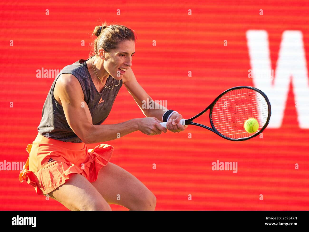 Berlin, Allemagne. 13 juillet 2020. Andrea PETKOVIC (GER) dans son match contre Petra KVITOVA (CZE) au tournoi de tennis Bett1 ACES sur gazon à Berlin , 13 juillet 2020. © Peter Schatz / Alamy Live News crédit: Peter Schatz/Alamy Live News Banque D'Images