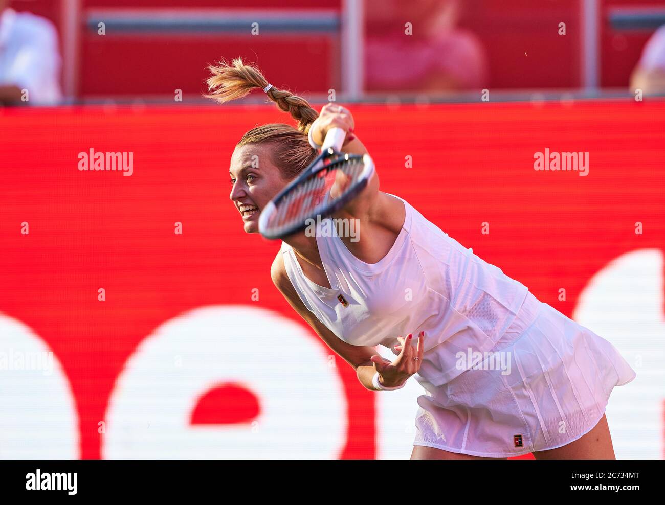 Berlin, Allemagne. 13 juillet 2020. Petra KVITOVA (CZE) dans son match contre Andrea PETKOVIC (GER) au tournoi de tennis Bett1 ACES sur gazon à Berlin , 13 juillet 2020. © Peter Schatz / Alamy Live News crédit: Peter Schatz/Alamy Live News Banque D'Images