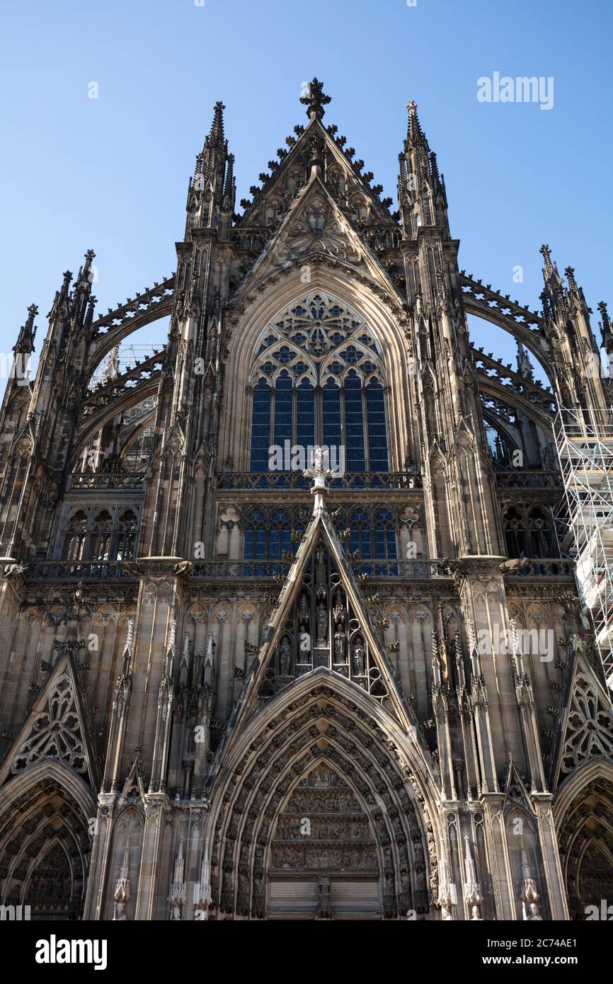 Cathédrale de Cologne, Cologne, Rhénanie-du-Nord-Westphalie, Allemagne, Europe Banque D'Images