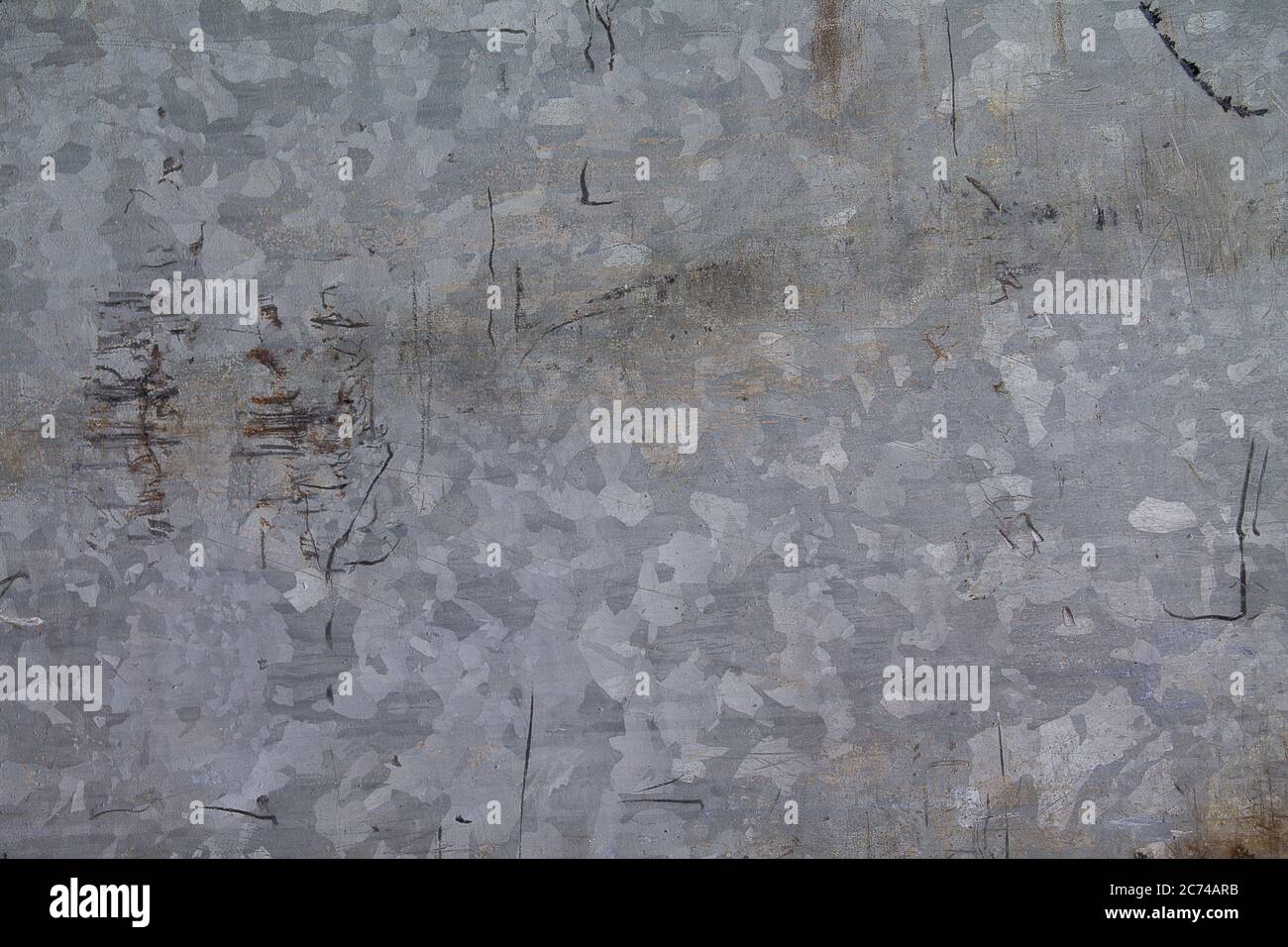 Texture de l'ancienne plaque de fer avec marques d'usure. Avec une surface irisée. Banque D'Images