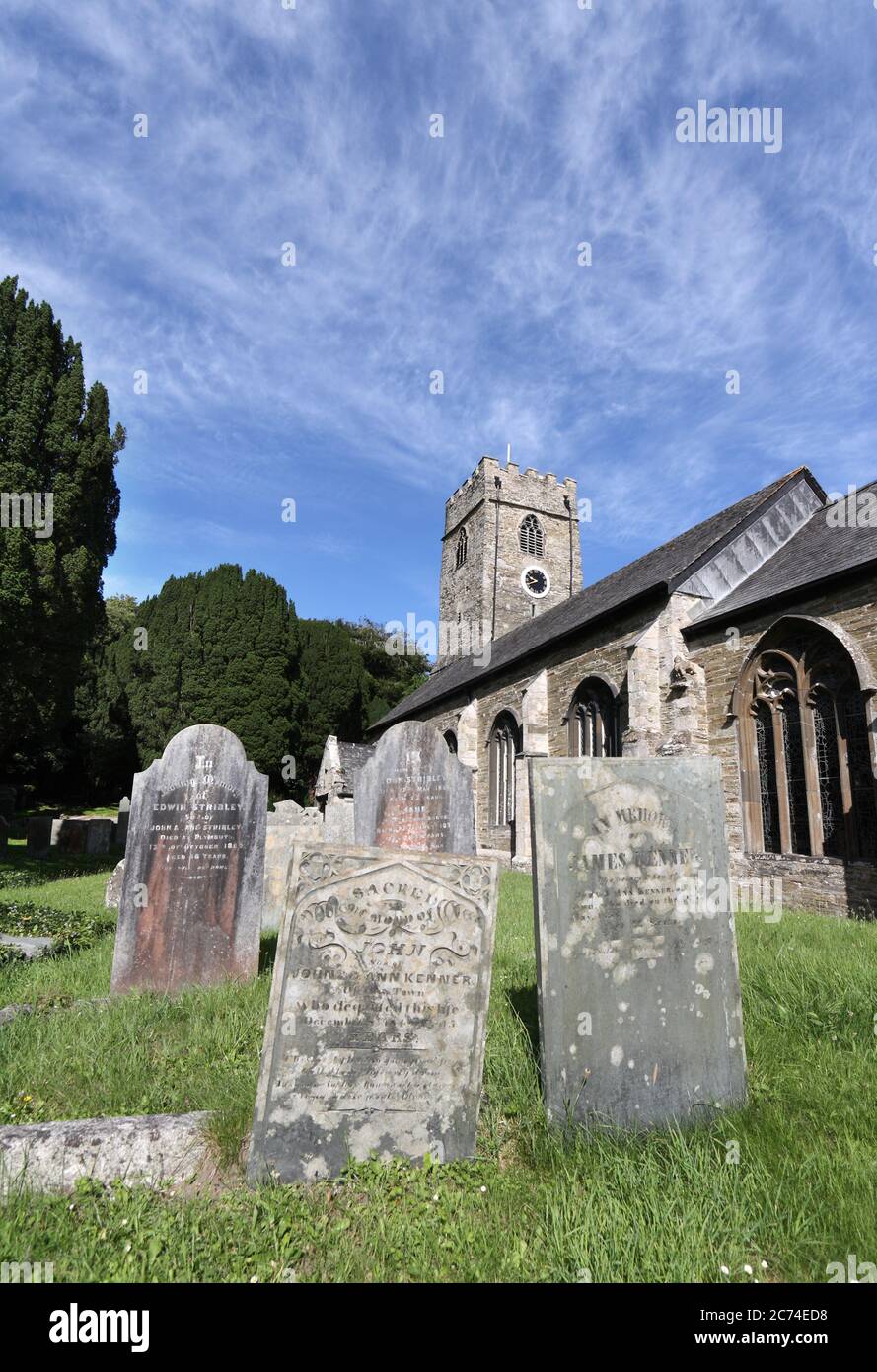 Église paroissiale de St Petroc, Padstow, Cornwall, Royaume-Uni Banque D'Images