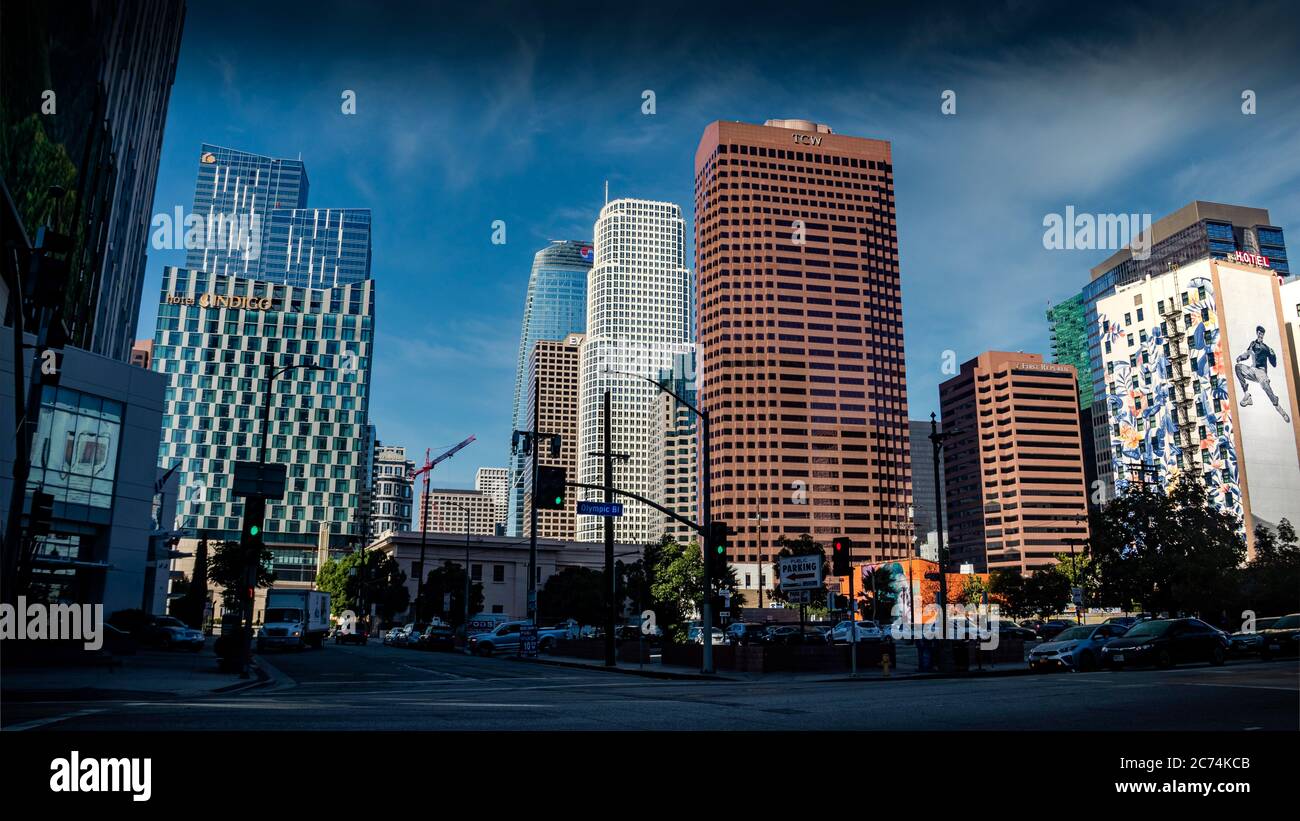 Le centre-ville de Los Angeles Banque D'Images