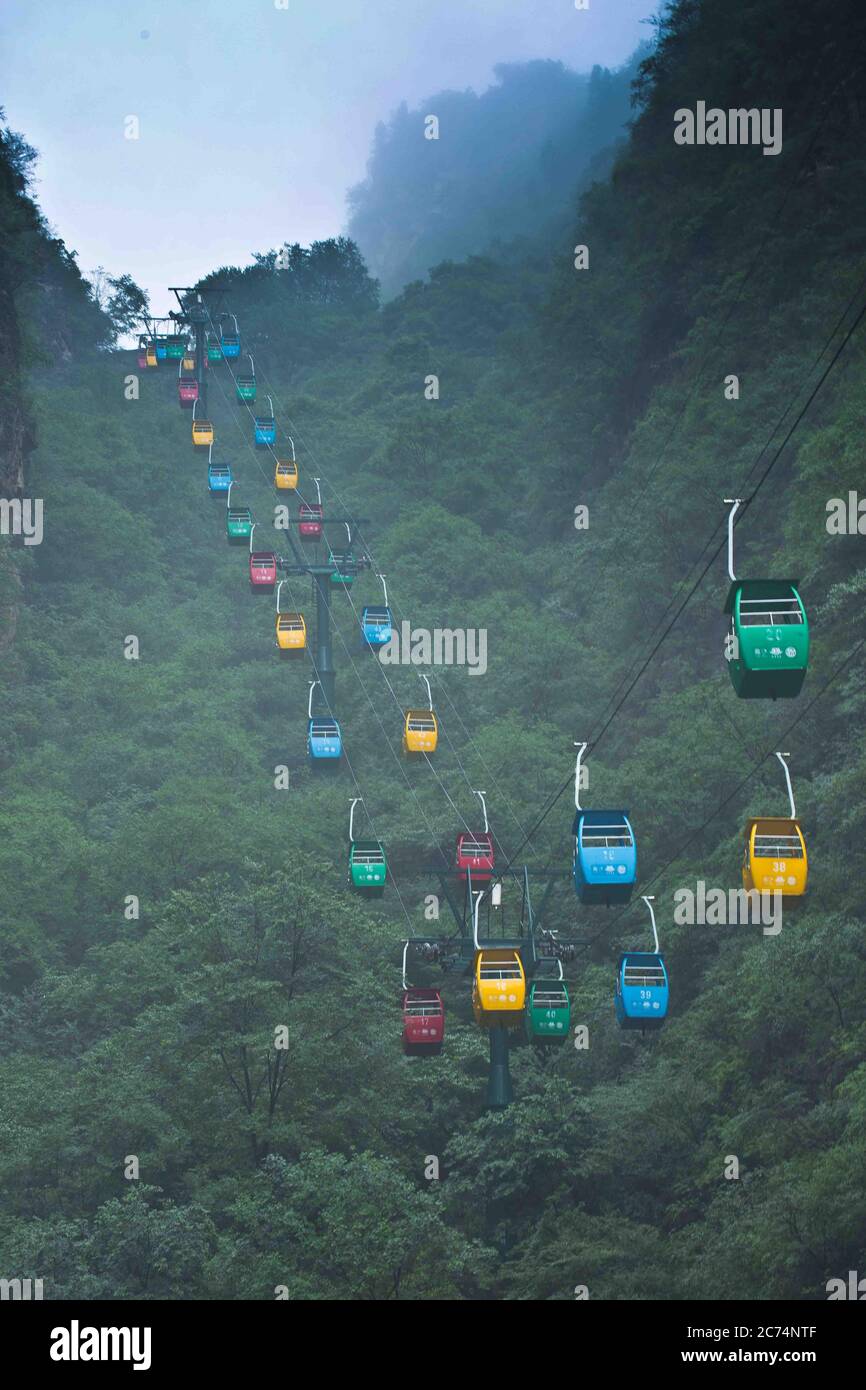 Gorge de Longqing, au nord de Pékin, Chine Banque D'Images