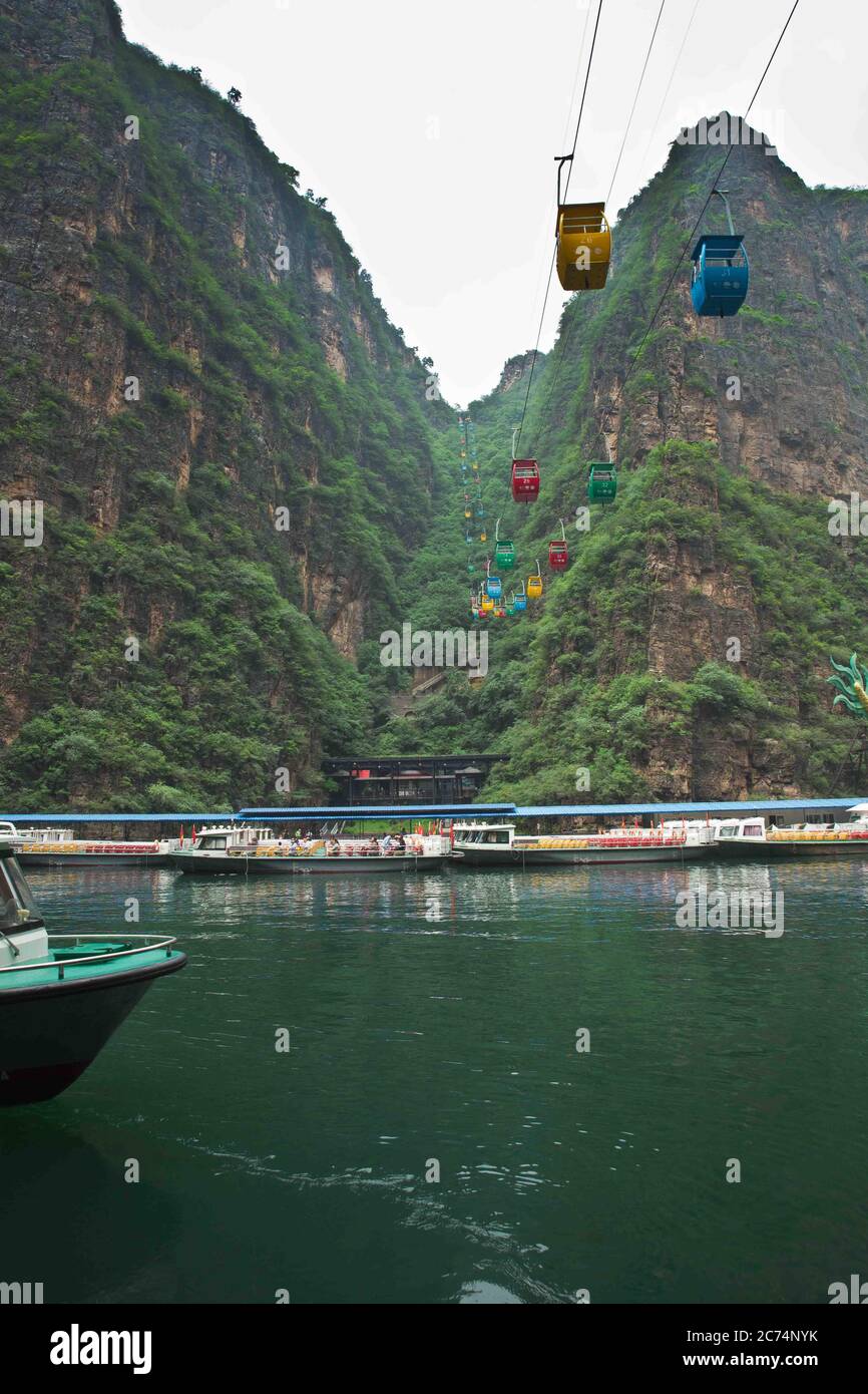 Gorge de Longqing, au nord de Pékin, Chine Banque D'Images