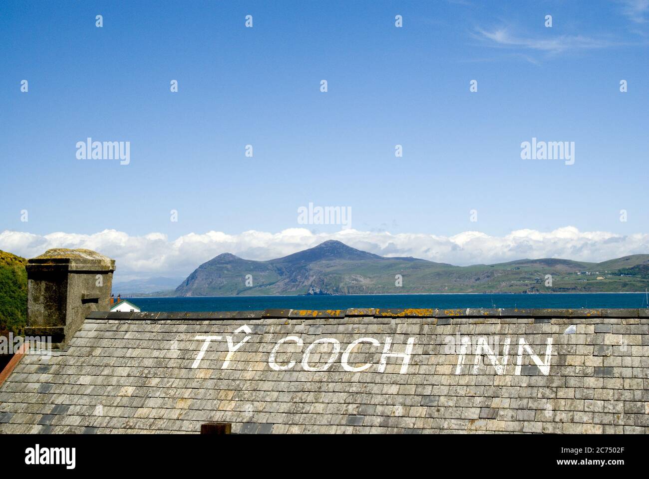 Ty Coch Inn, Porth Dinllaen près de Morfa Nefyn, péninsule de Lleyn, Gwynedd, pays de Galles du Nord Banque D'Images