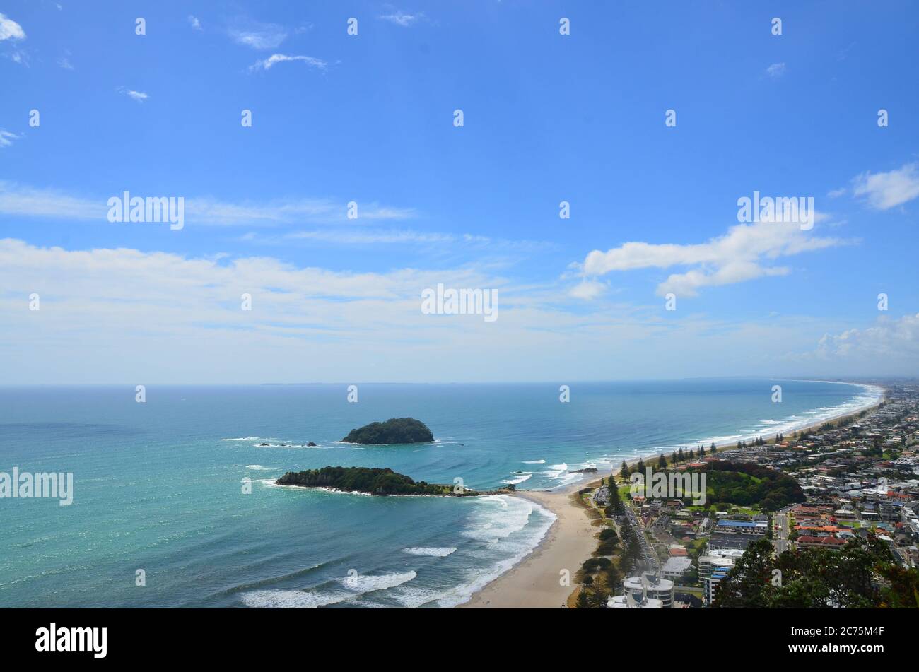 Mount Maunganui est une ville de la baie de Plenty, en Nouvelle-Zélande. Banque D'Images