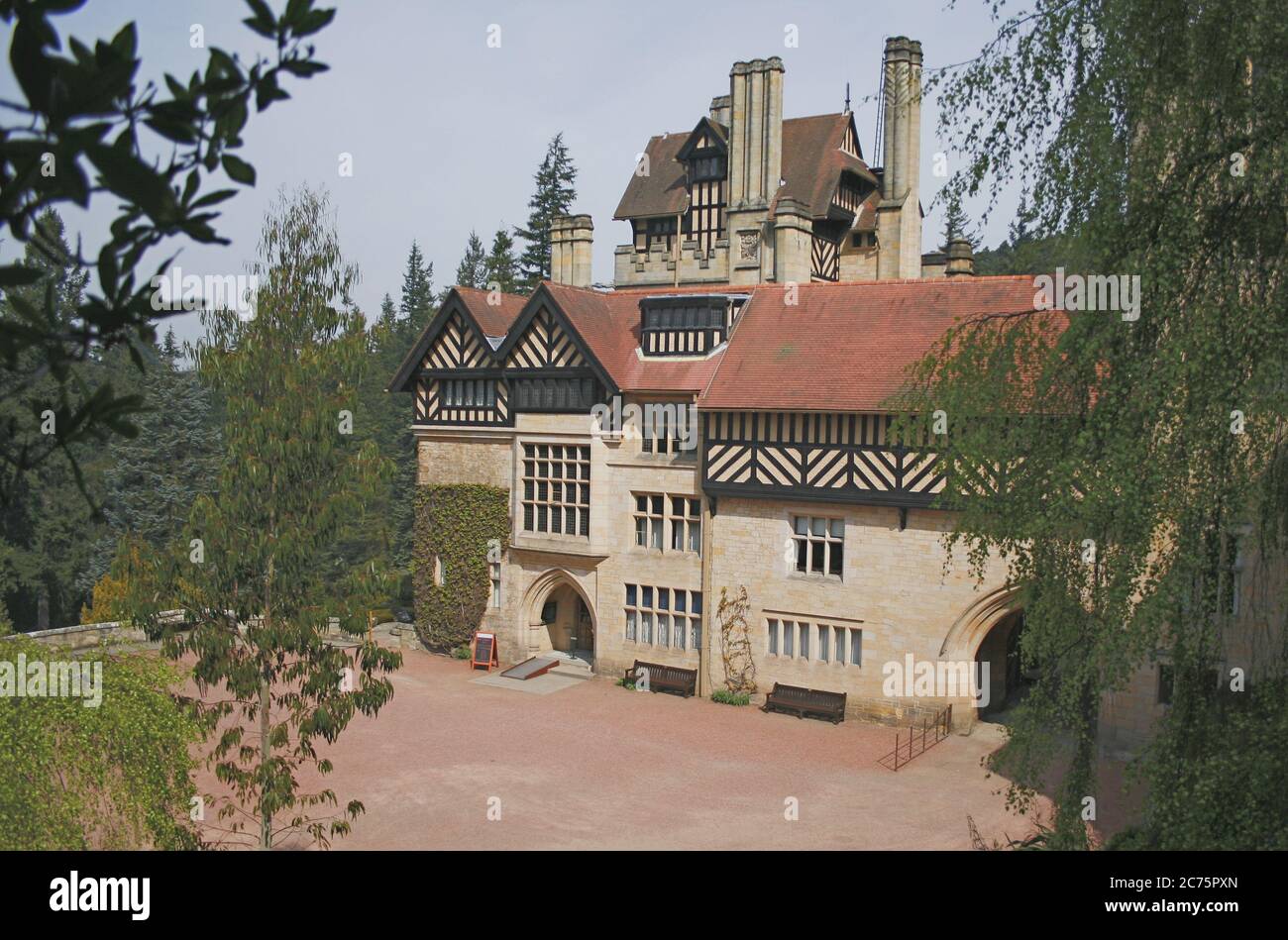 CRAGSIDE, Northumberland. Maison de l'inventeur victorien, ingénieur et fabricant d'armes, Lord William Armstrong Banque D'Images