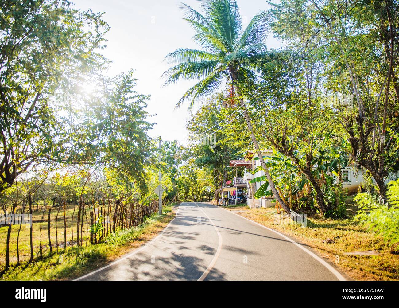 Rues de Santa Catalina, Panama, Amérique centrale Banque D'Images