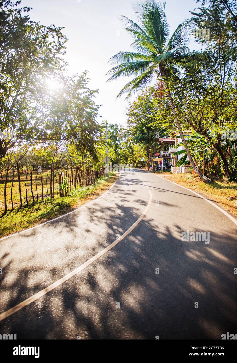 Rues de Santa Catalina, Panama, Amérique centrale Banque D'Images