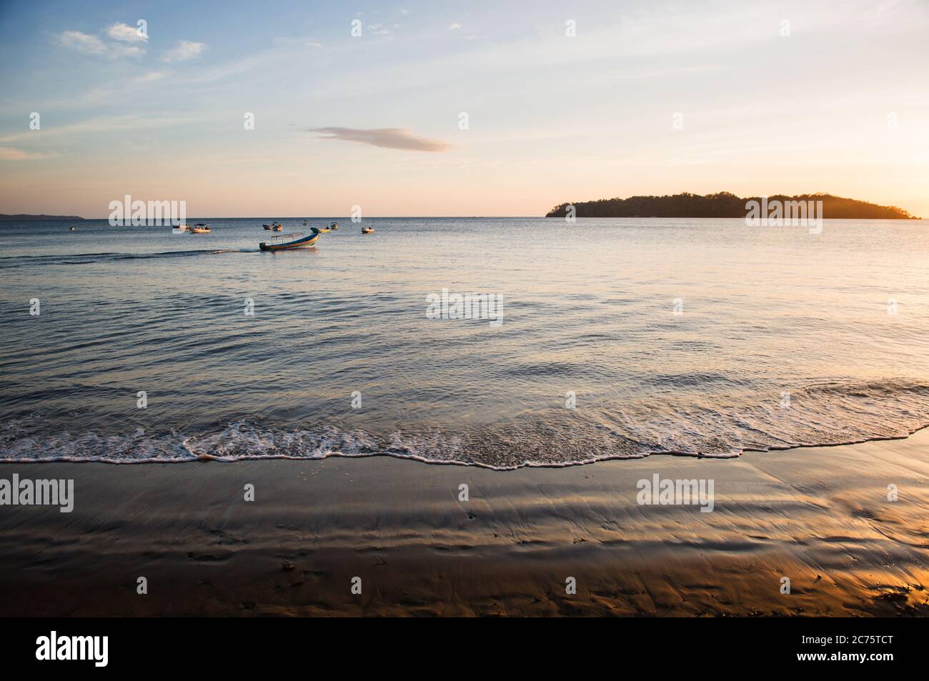 Plages de l'île de Santa Catalina, Panama, Amérique centrale Banque D'Images