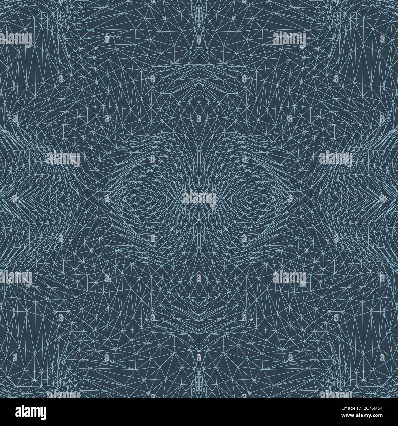 Motif géométrique bas en poly linéaire sans couture Illustration de Vecteur