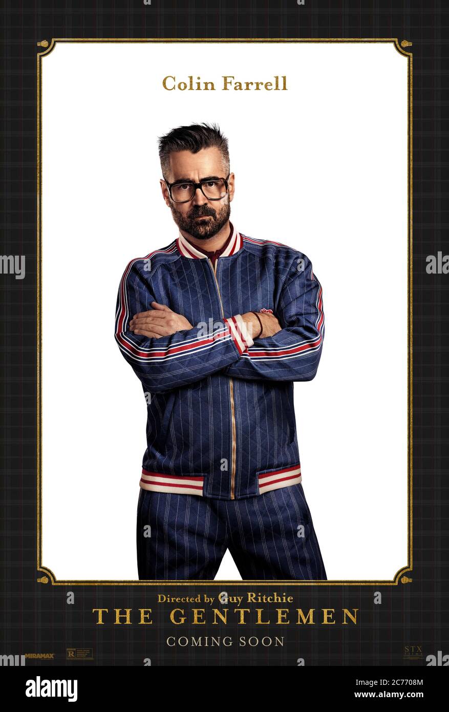 Les messieurs (2019) dirigés par Guy Ritchie et mettant Colin Farrell en vedette comme entraîneur Banque D'Images