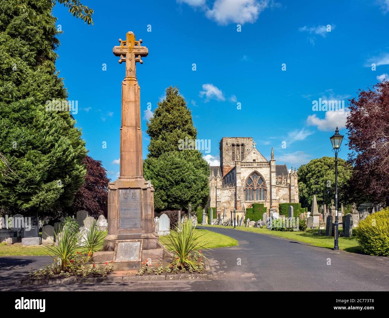 La Collégiale de Sainte Marie la Vierge, une église paroissiale d'Écosse à Haddington, Lothian est, Écosse, Royaume-Uni. Banque D'Images