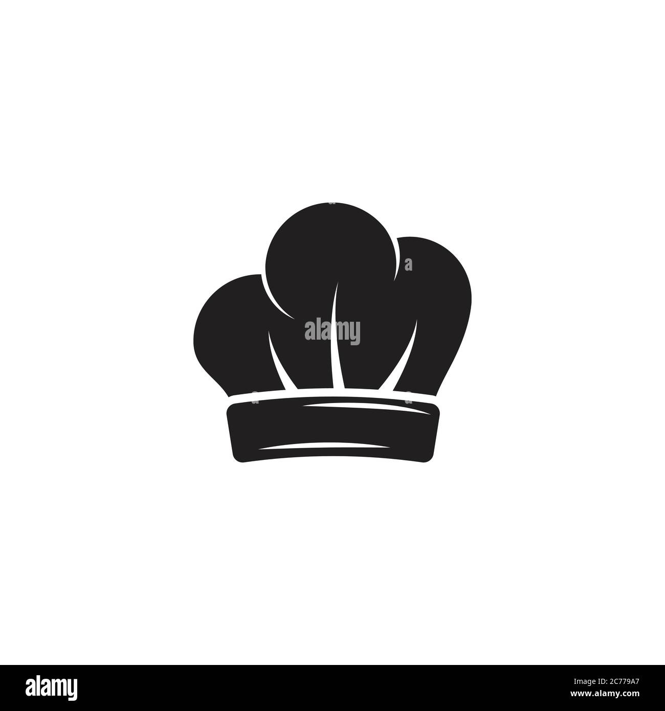 Chef hat modèle logo vector illustration Illustration de Vecteur