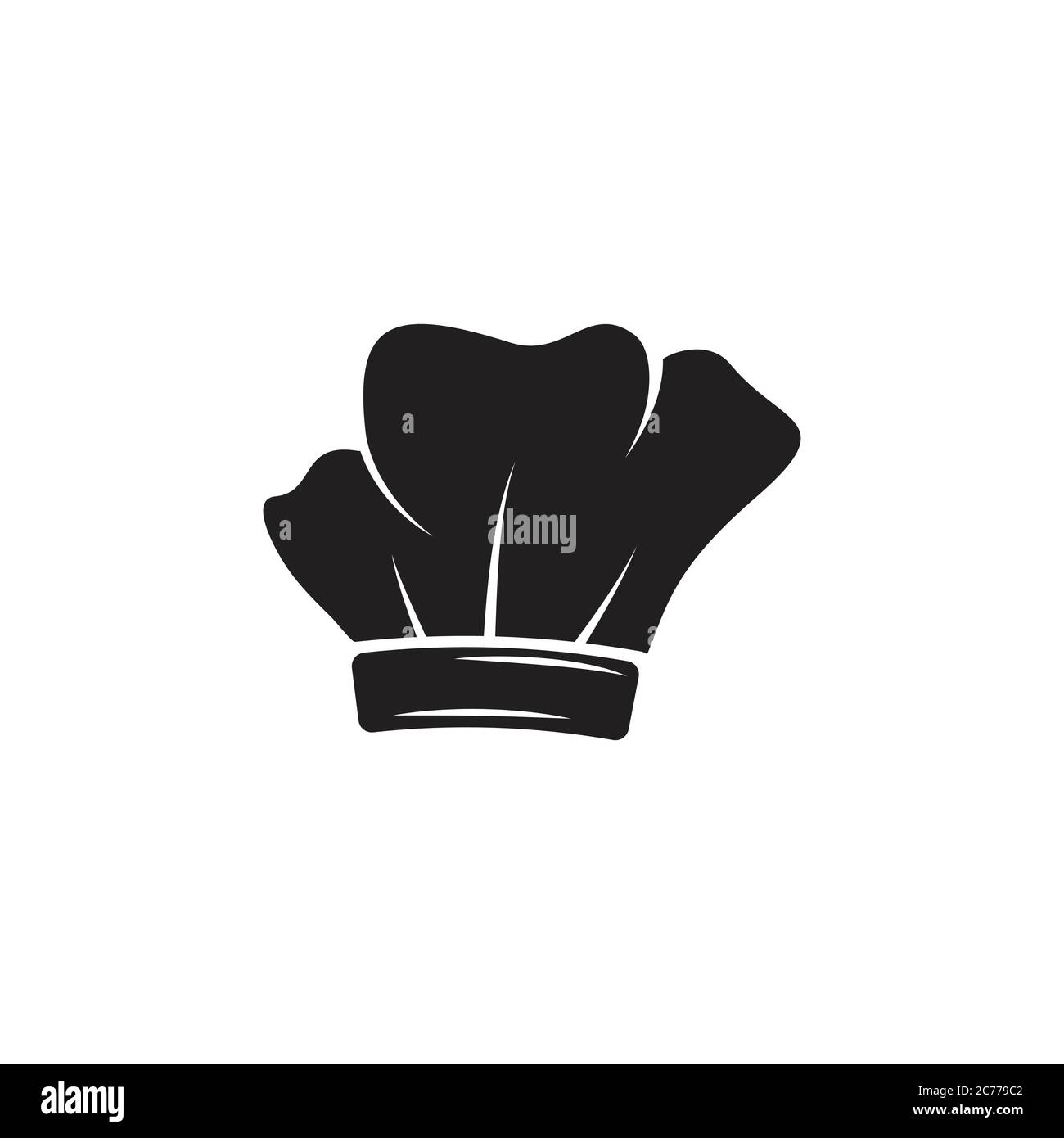 Chef hat modèle logo vector illustration Illustration de Vecteur