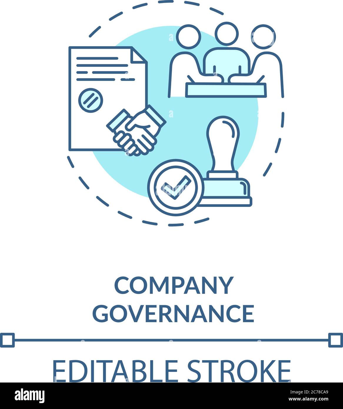 Ic ne De Concept De Gouvernance D entreprise Gestion D entreprise 