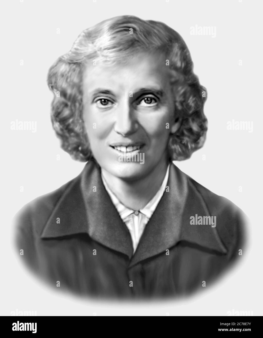 Dorothy Hodgkin 1910-1994 Chemist britannique Banque D'Images