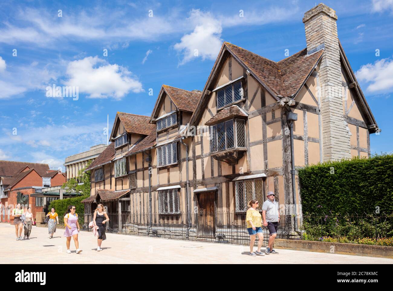 William Shakespeare lieu de naissance de Stratford-upon-Avon William Shakespeare lieu de naissance de Stratford upon Avon Warwickshire Angleterre GB Europe Banque D'Images