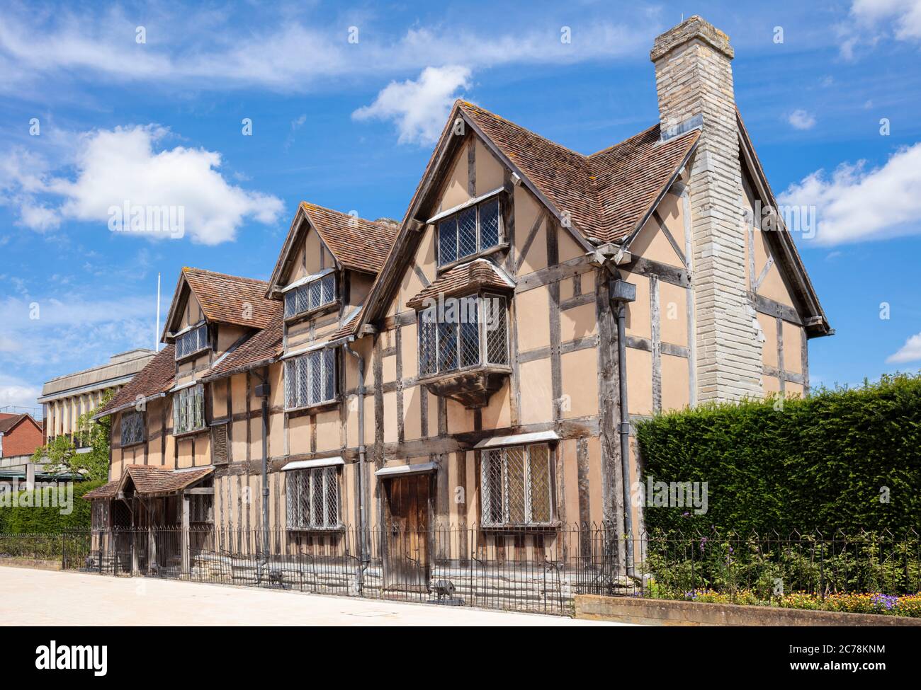 Stratford upon Avon lieu de naissance de William Shakespeare Stratford-upon-Avon Henley Street Stratford on Avon Warwickshire Angleterre GB Europe Banque D'Images