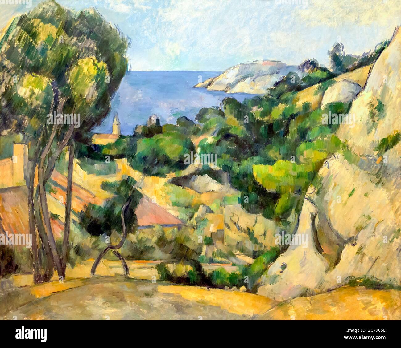 L'Estaque, Paul Cézanne, 1879-1883, Banque D'Images