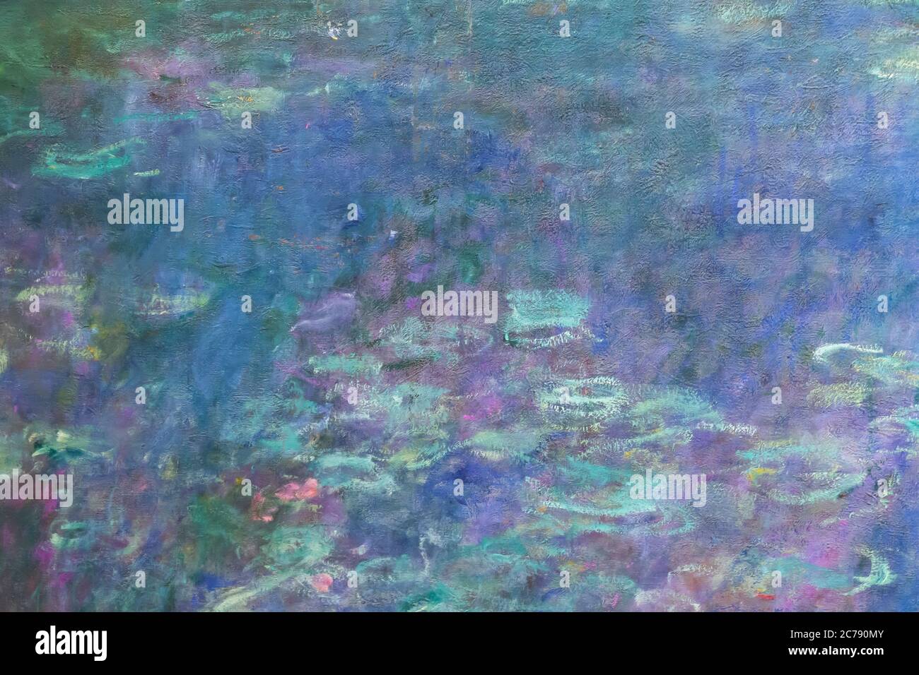 Détail nymphéas claude monet Banque de photographies et d’images à ...