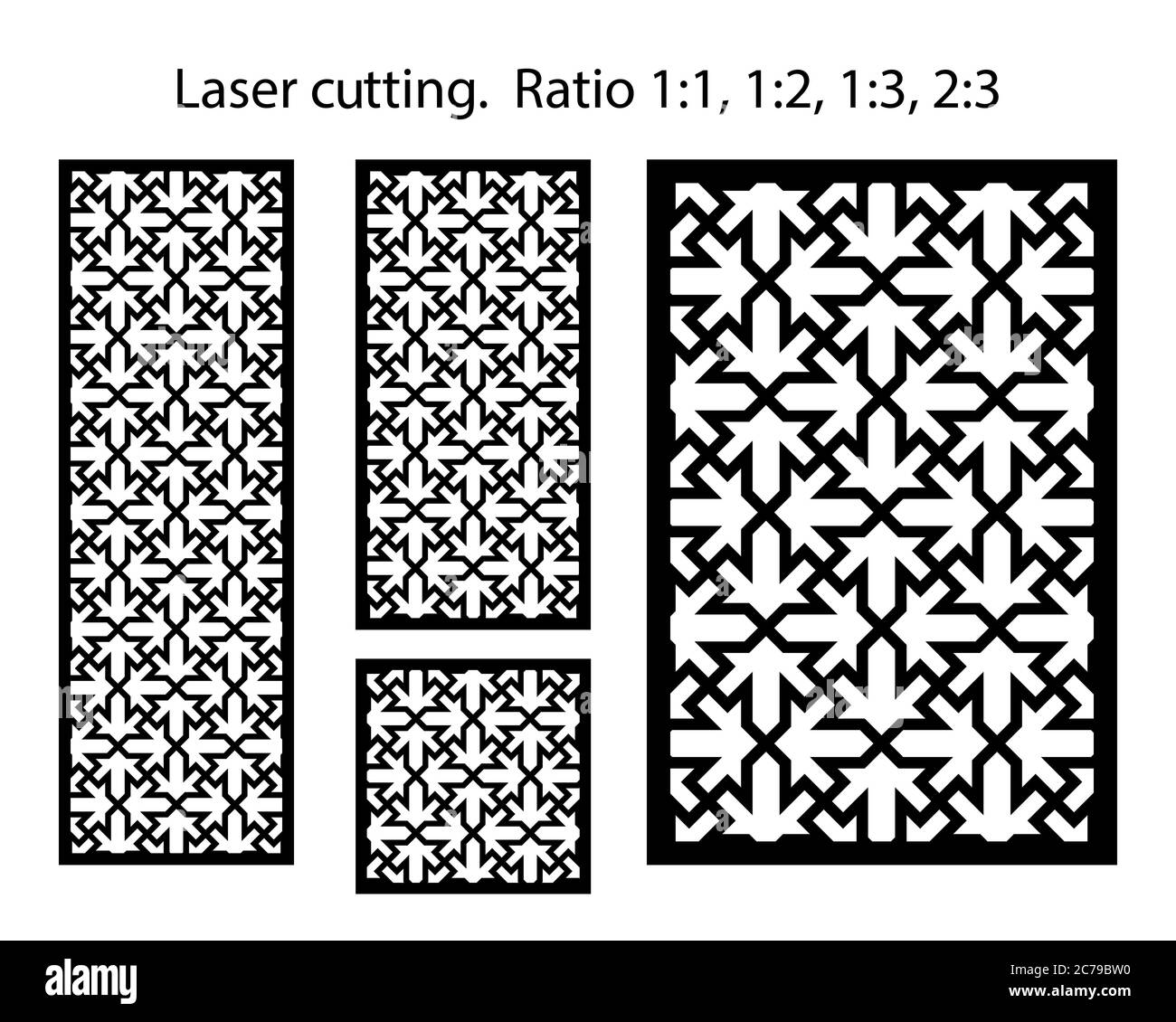 Découpe au laser. Panneau vectoriel décoratif Arabesque. Modèle pour cloison intérieure en style arabe. Conception de découpe au laser Illustration de Vecteur Découpe au laser. Panneau vectoriel décoratif Arabesque. Modèle pour cloison intérieure en style arabe. Conception de découpe au laser Illustration de Vecteur
