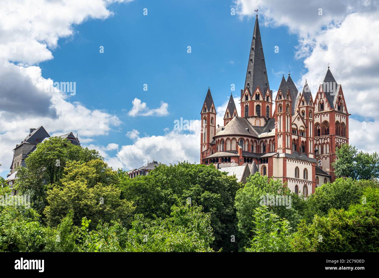 Saint George's Cathedral (Limbourgeois Dom) en Limburg an der Lahn, Allemagne Banque D'Images