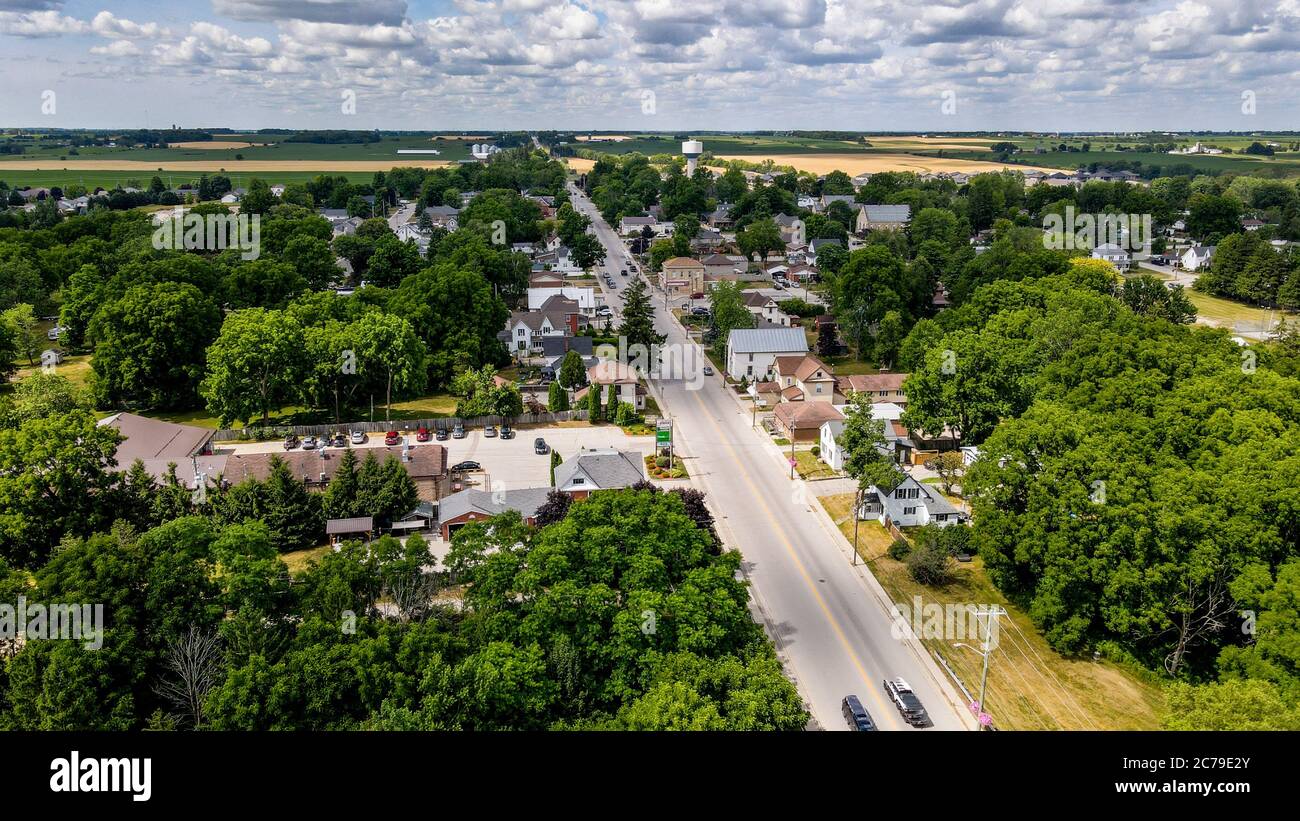 Belmont Ontario Canada aérien 2020 Banque D'Images