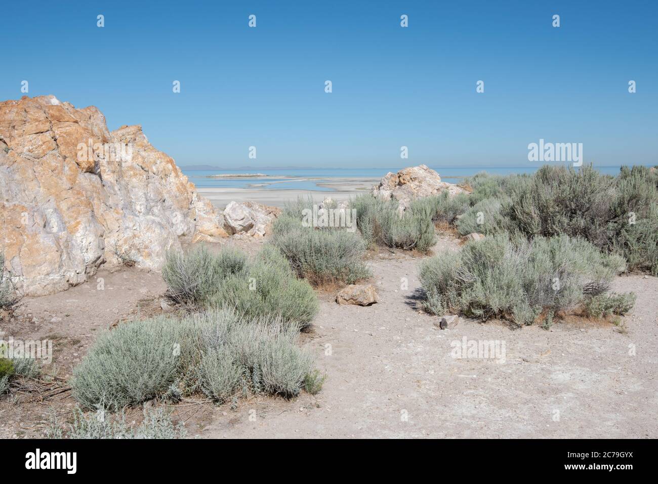 The Great Salt Lake, Utah, États-Unis Banque D'Images