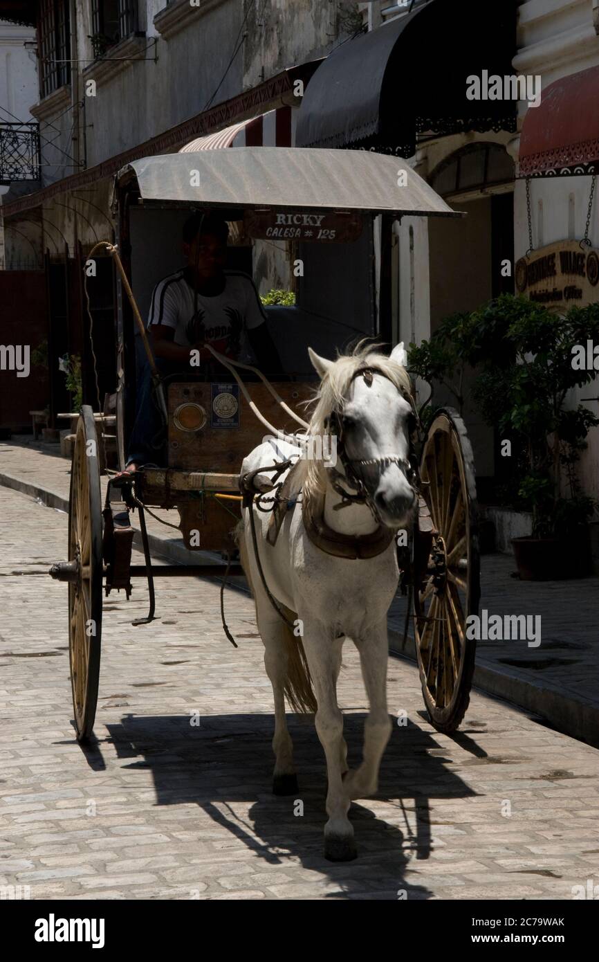 Vigan, Philippines Banque D'Images