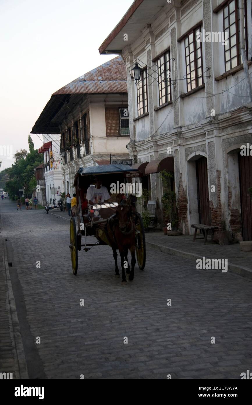 Vigan, Philippines Banque D'Images