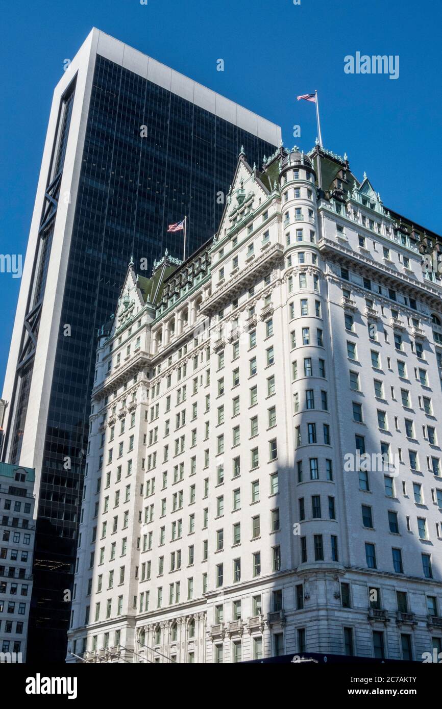 Plaza Hotel à Grand Army Plaza, New York, États-Unis Banque D'Images