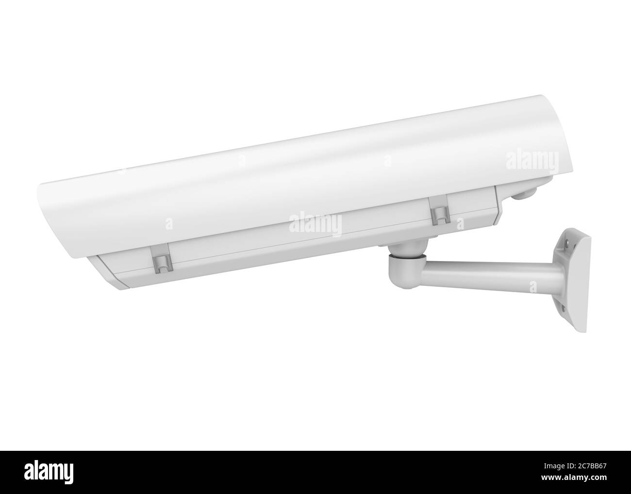 Caméra de sécurité CCTV Surveillance isolée Banque D'Images