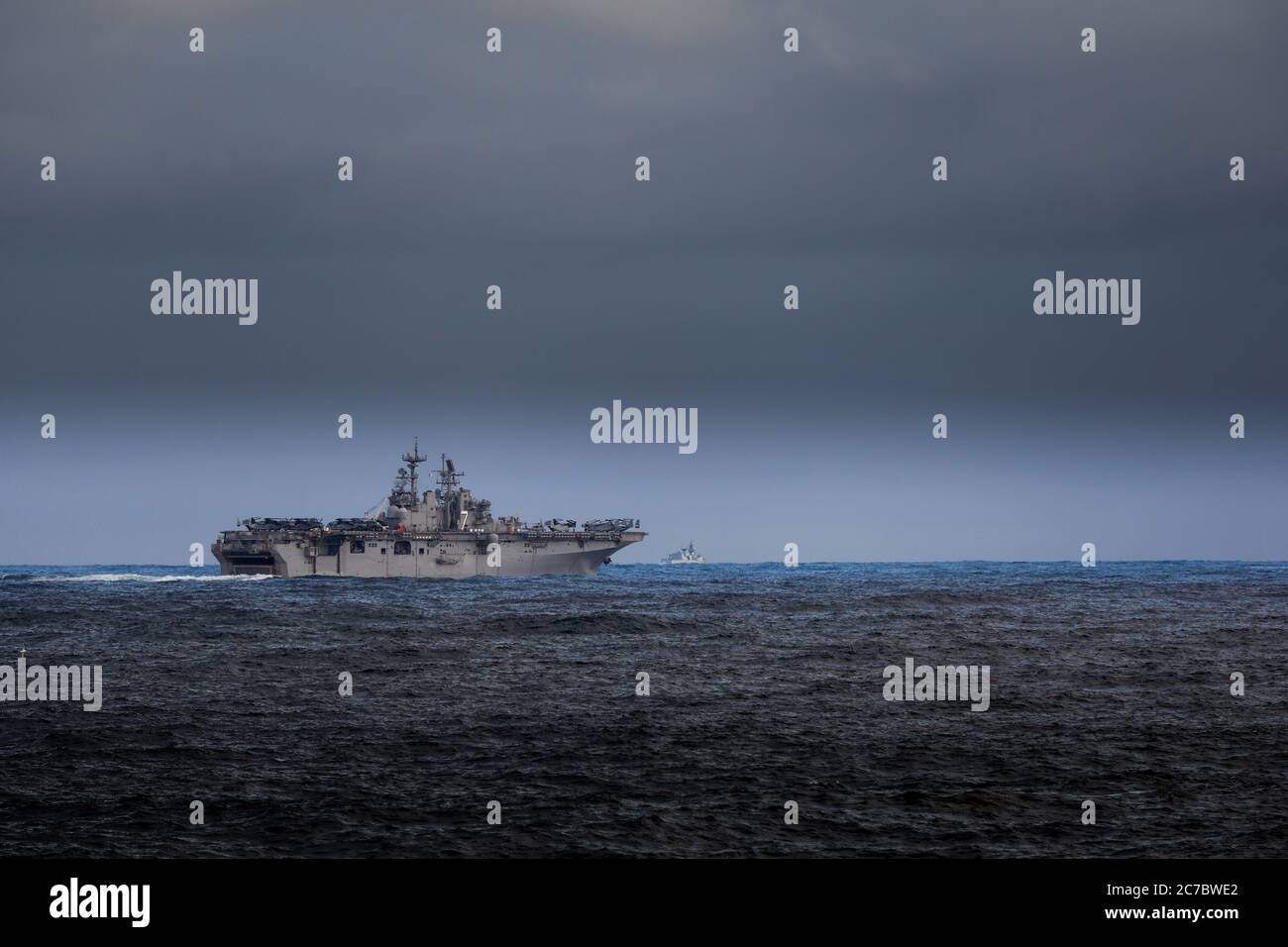 USS Iwo Jima Banque D'Images