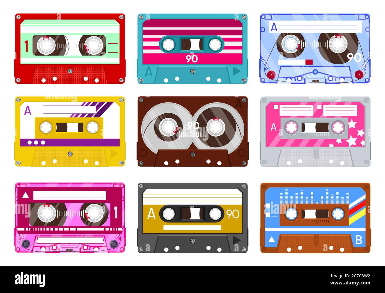 Cassette Audio PDM Magnetics Tri-Oxide Ferro HG-90 Type I / Année 1983