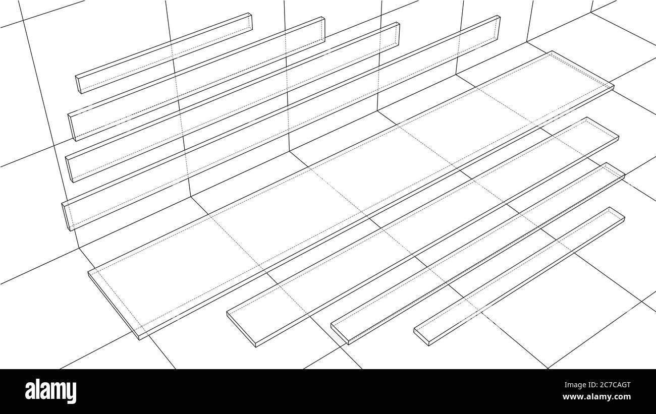 Arrière-plan avec bannières vides Banque D'Images