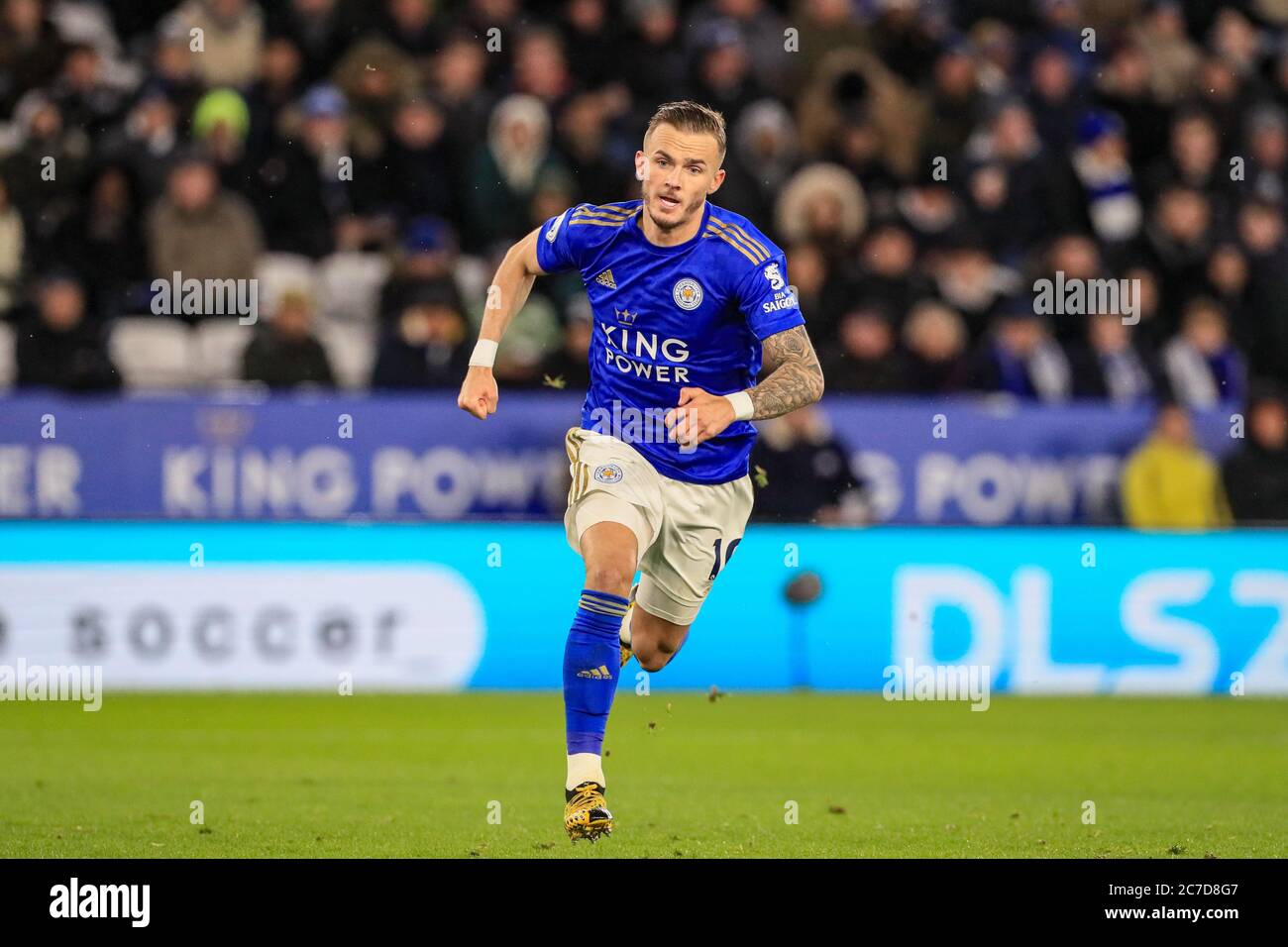 9 mars 2020, King Power Stadium, Leicester, Angleterre; Premier League, Leicester City v Aston Villa : James Maddison (10) de Leicester City pendant le match Banque D'Images